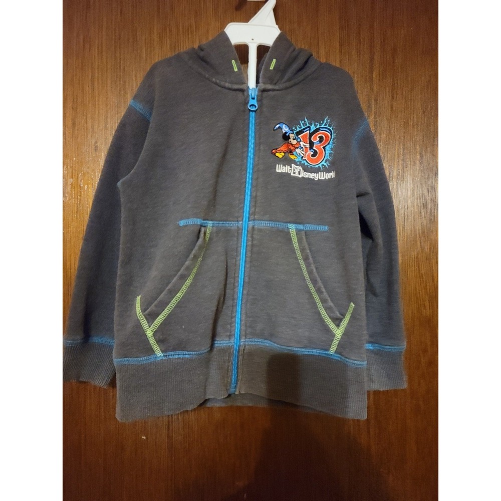 Disney kids hooded zip up sweatshirt XS